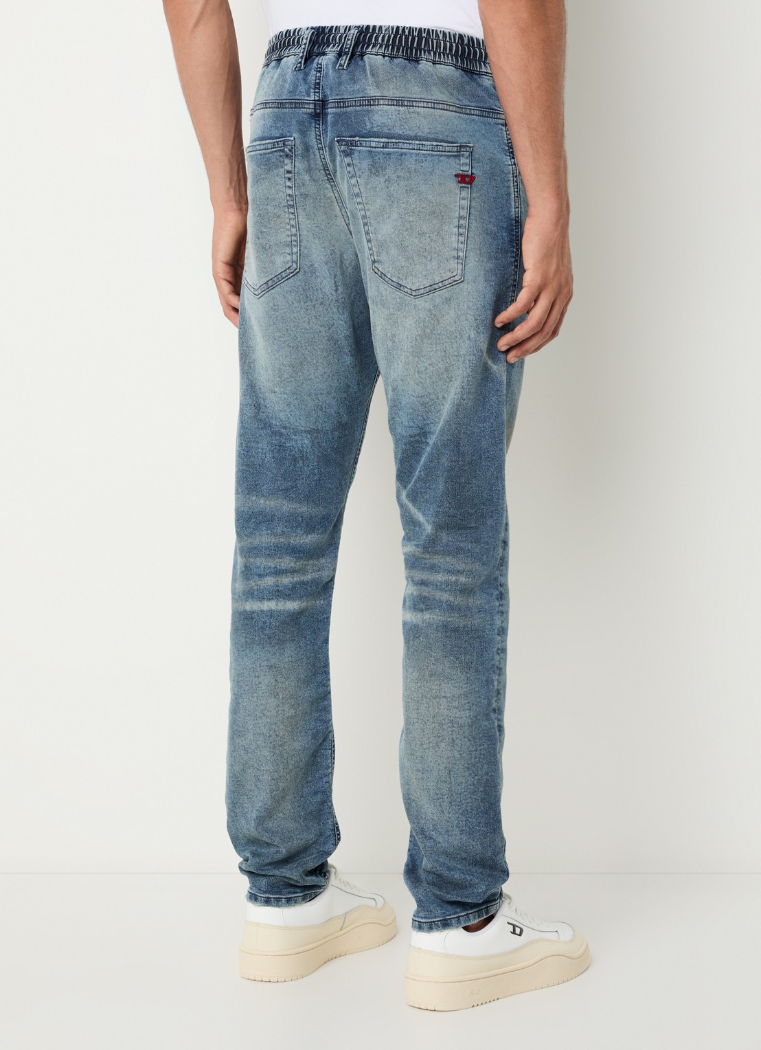 Diesel 2032 D-krooley slim fit jeans  - achterkant indigo