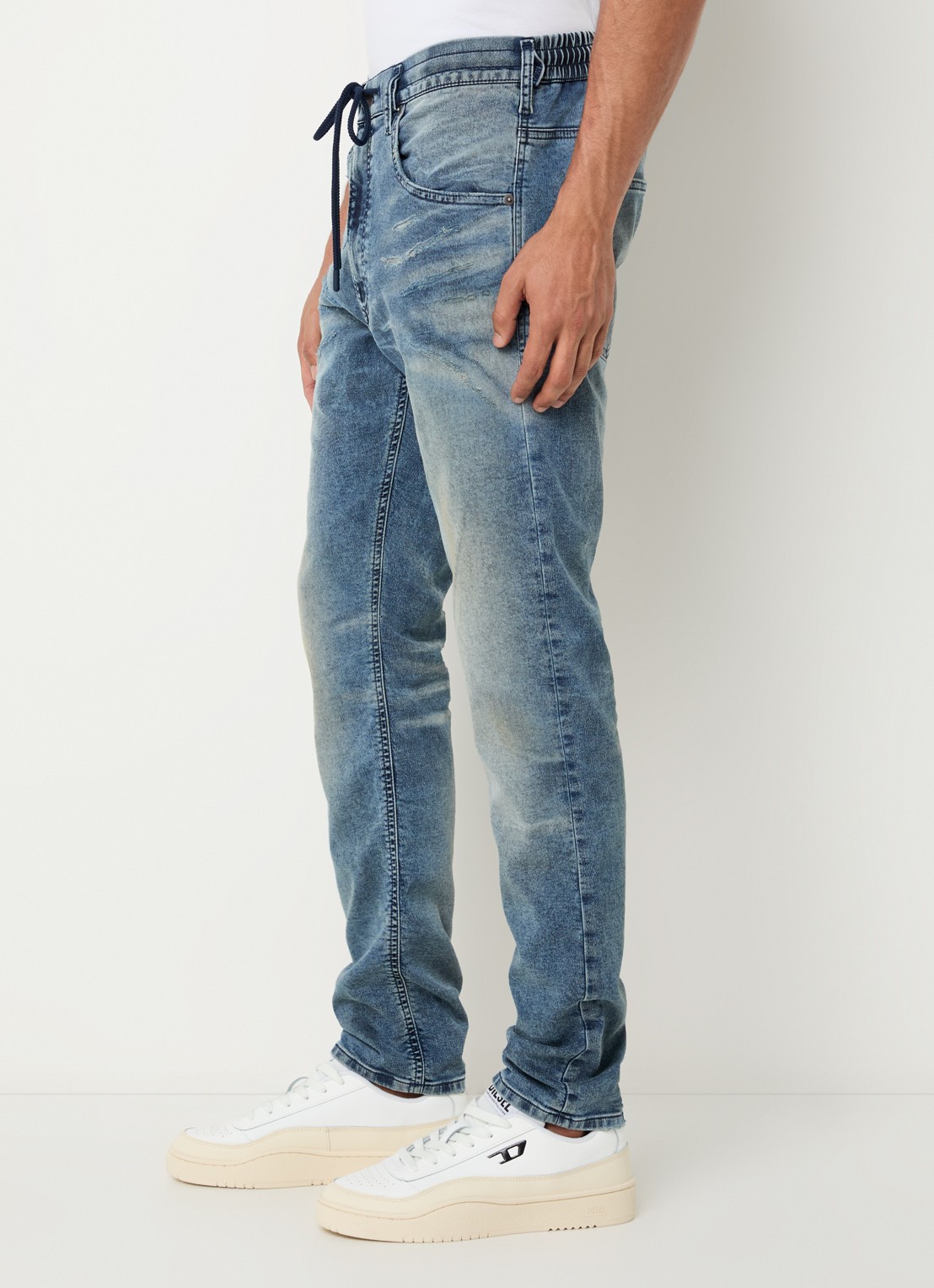 Diesel 2032 D-krooley slim fit jeans  - detail 3 indigo
