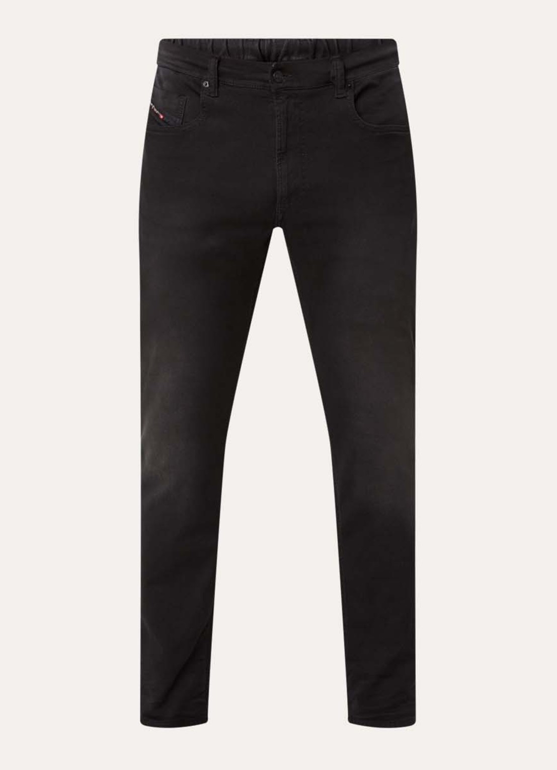 Diesel 2032 D-krooley slim fit jeans  - voorkant antraciet