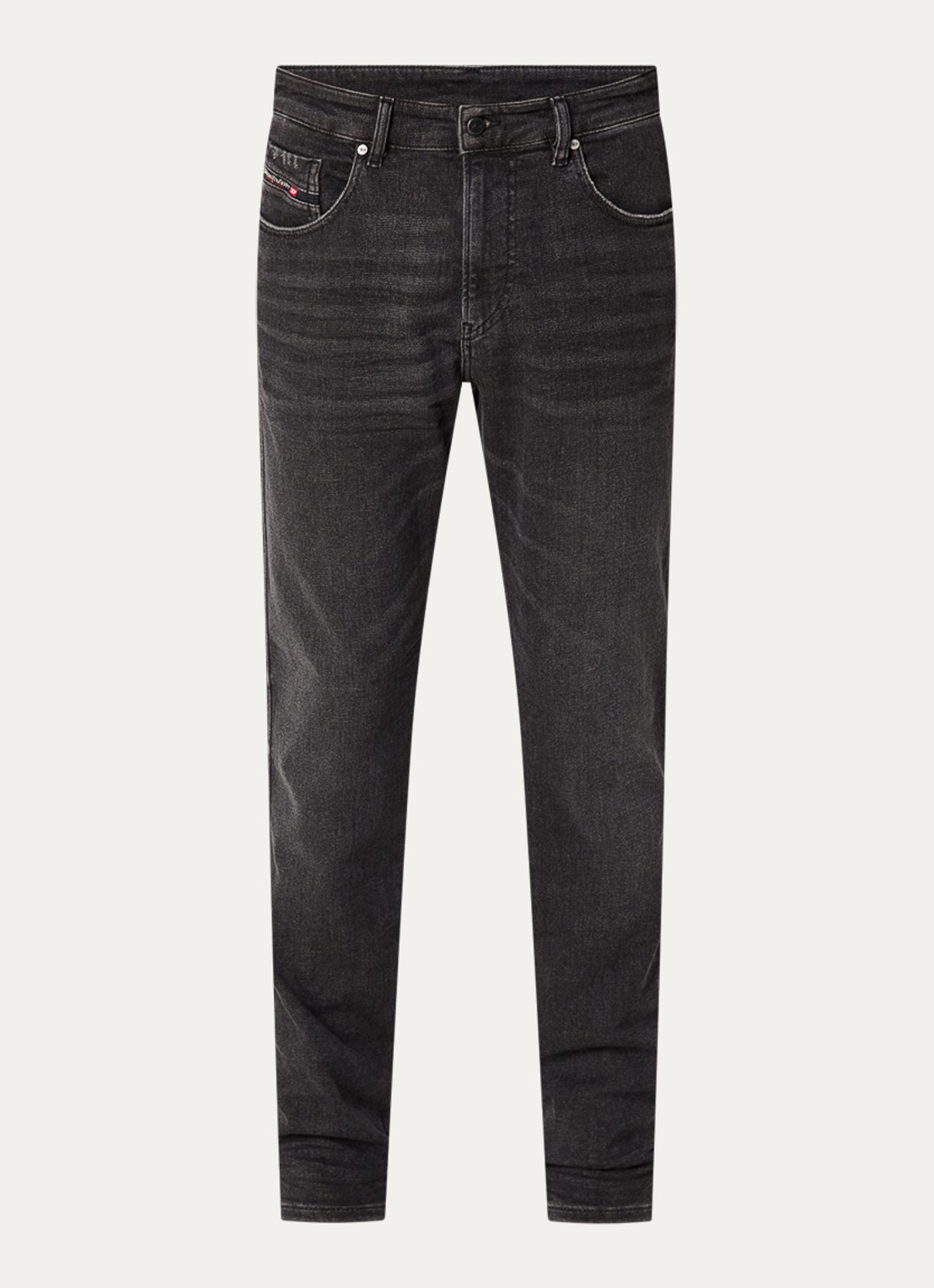 Diesel 2062 D-Strukt slim fit jeans met gekleurde wassing - voorkant 3 antraciet