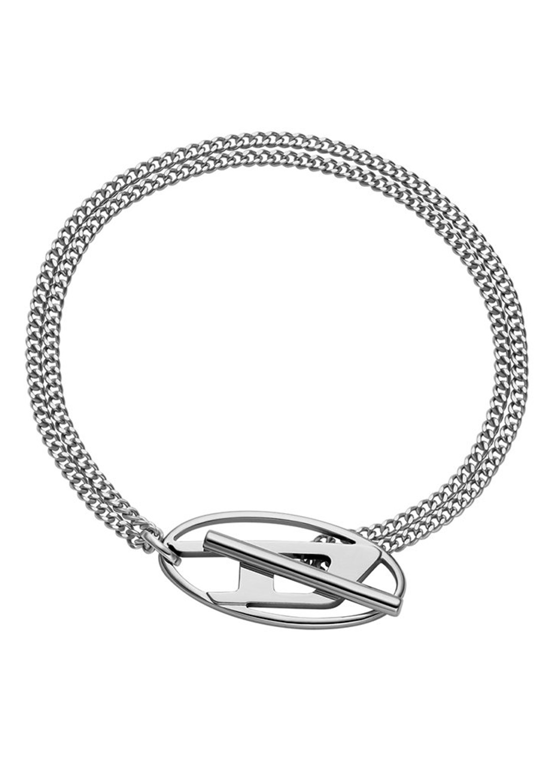 Diesel Armband DX1535040 - voorkant 5 zilver