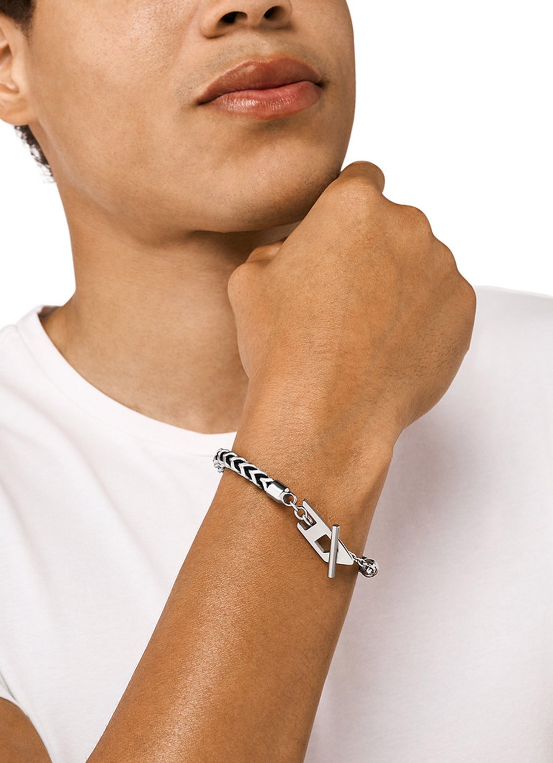 Diesel Armband DX1540040 - detail 3 zilver