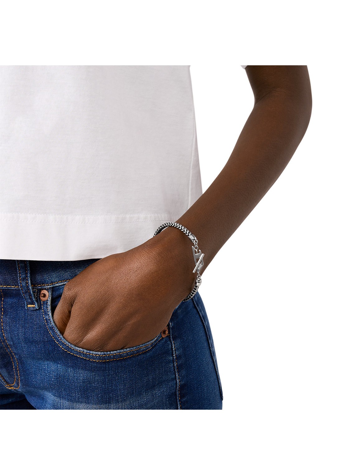 Diesel Armband DX1551040 - detail 4 zilver