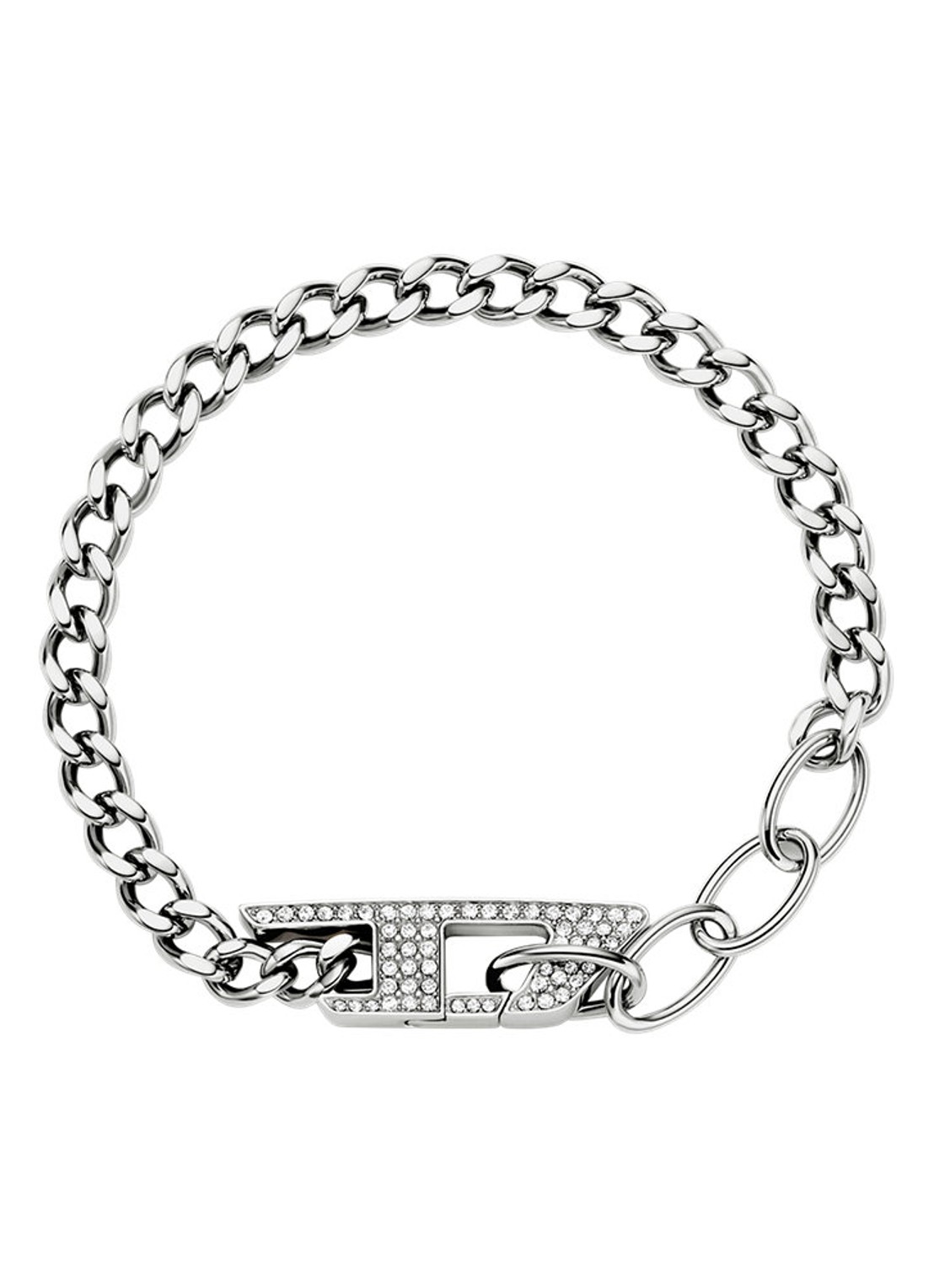 Diesel Armband DX1627040 - voorkant 4 zilver