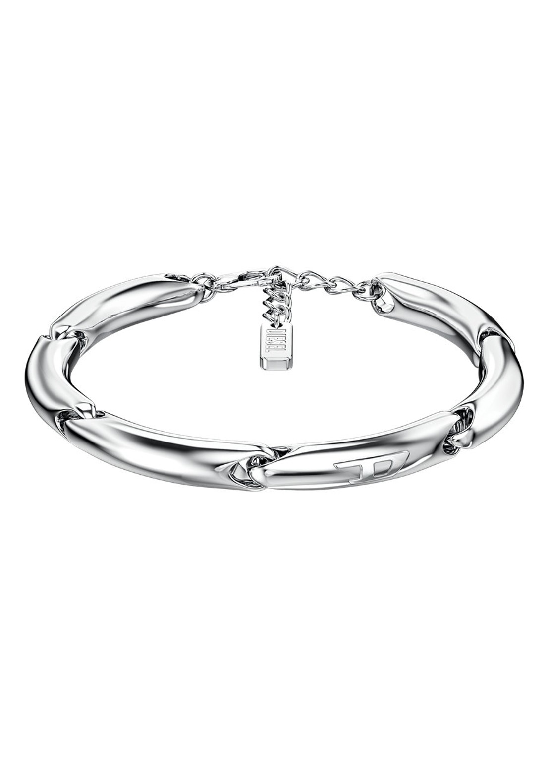 Diesel Armband DX1696040 - voorkant 4 zilver