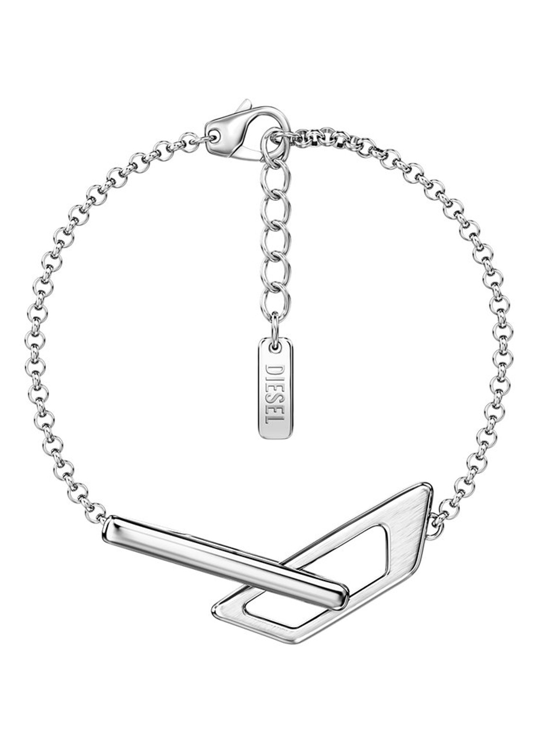Diesel Armband DX1726040 - voorkant zilver