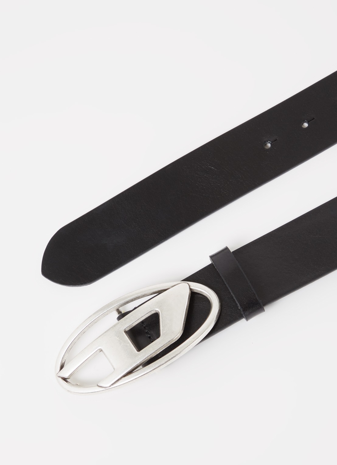 Diesel B-1DR riem van leer - detail zwart