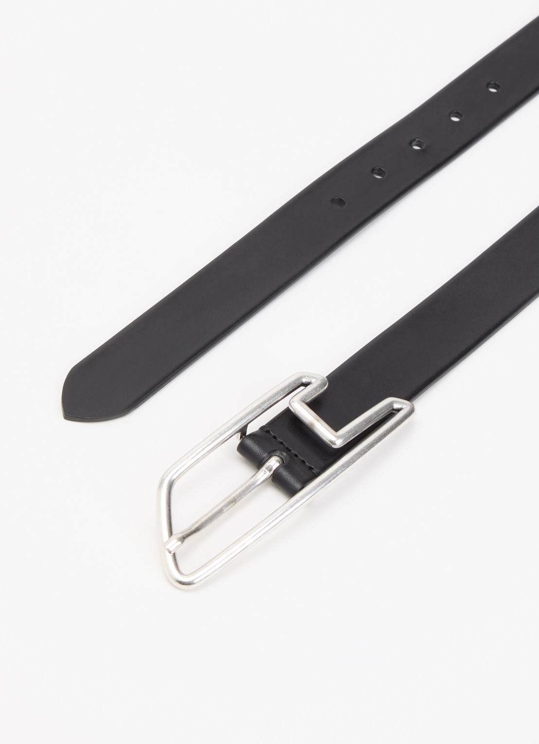 Diesel B-D Line 30 riem van leer - detail 2 zwart