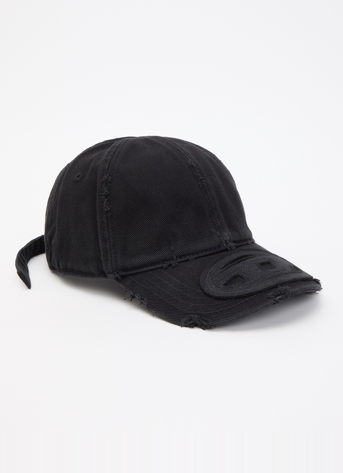 Diesel C-Bigdov pet met logo - voorkant zwart