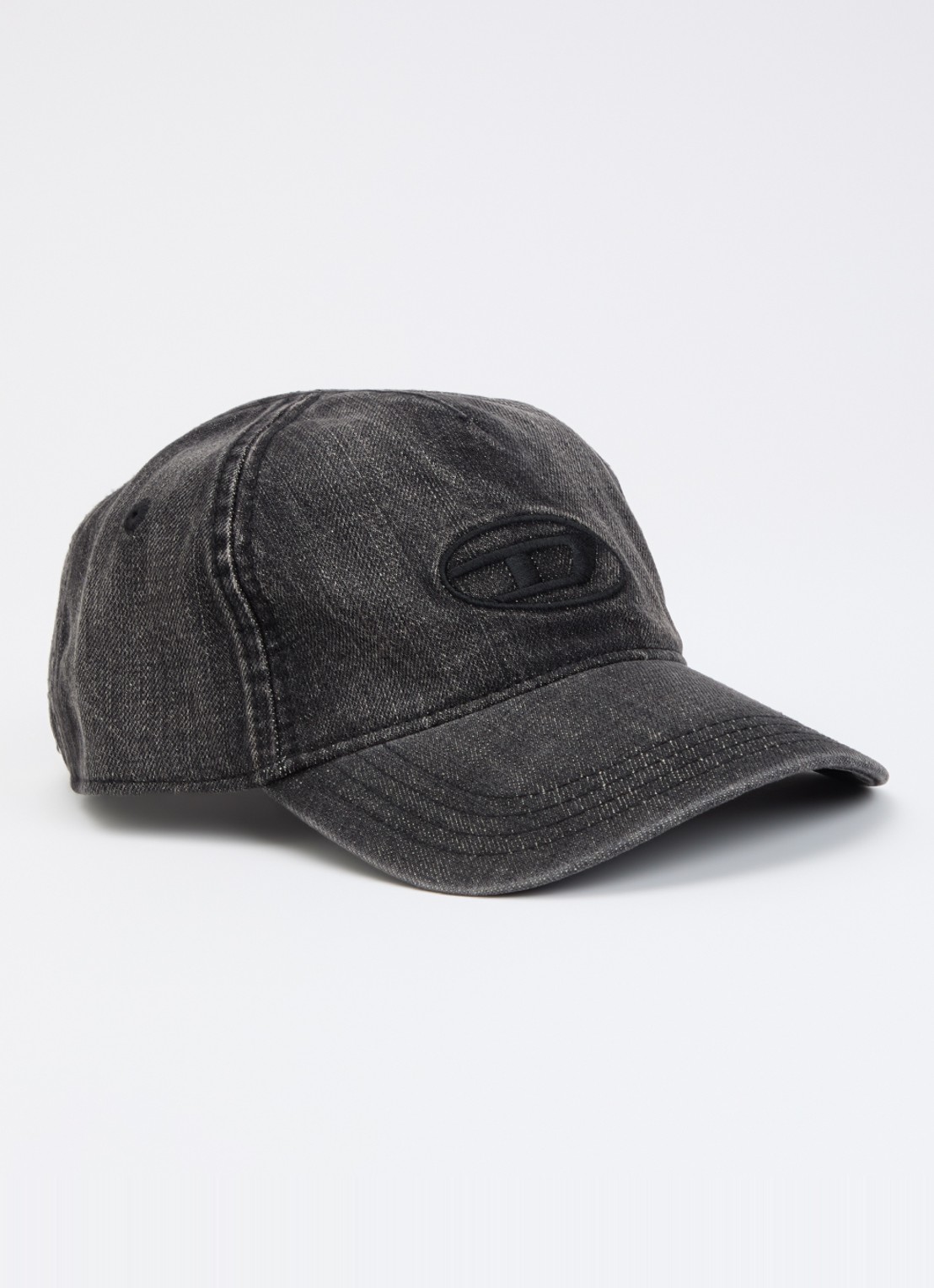 Diesel C-Enic pet van denim - voorkant 2 zwart