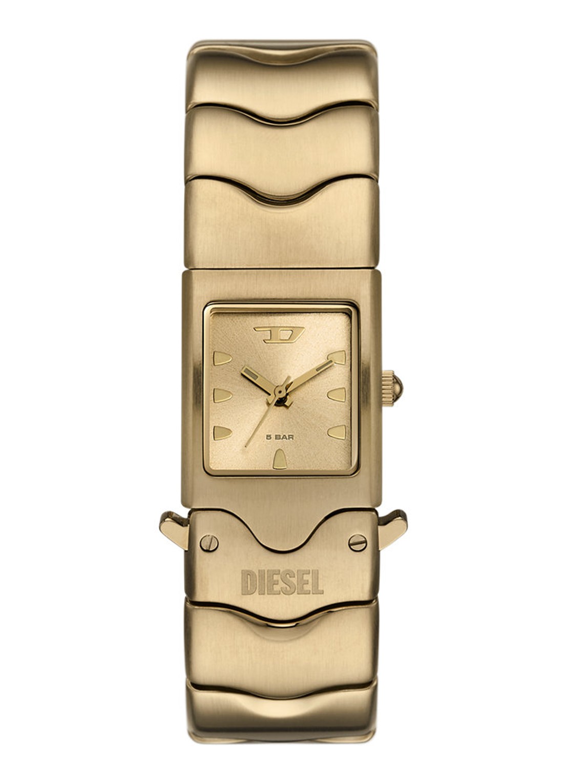 Diesel Closer horloge DZ2223 - voorkant 4 goud