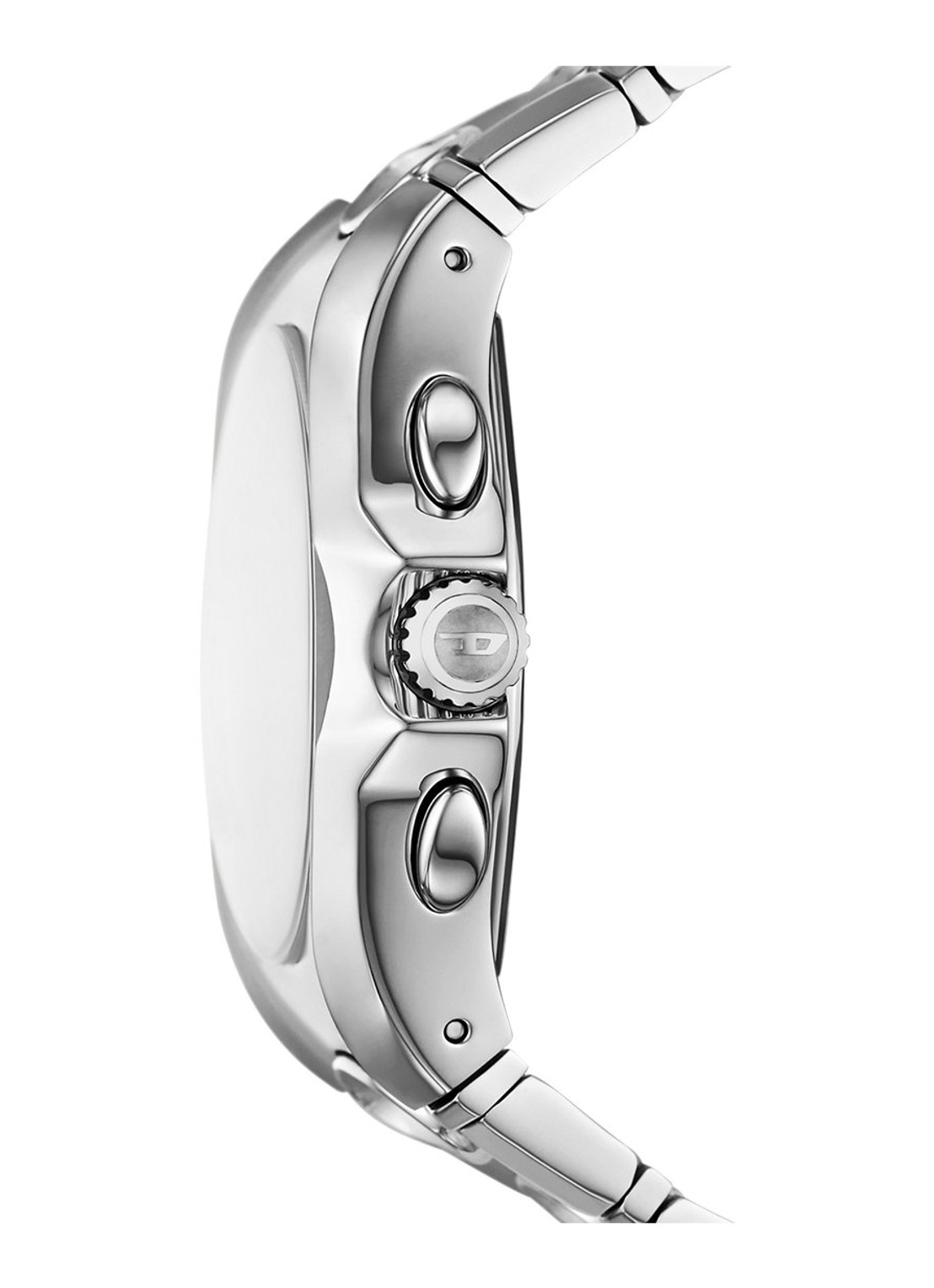 Diesel D-Curve horloge DZ4694 - detail 3 zilver
