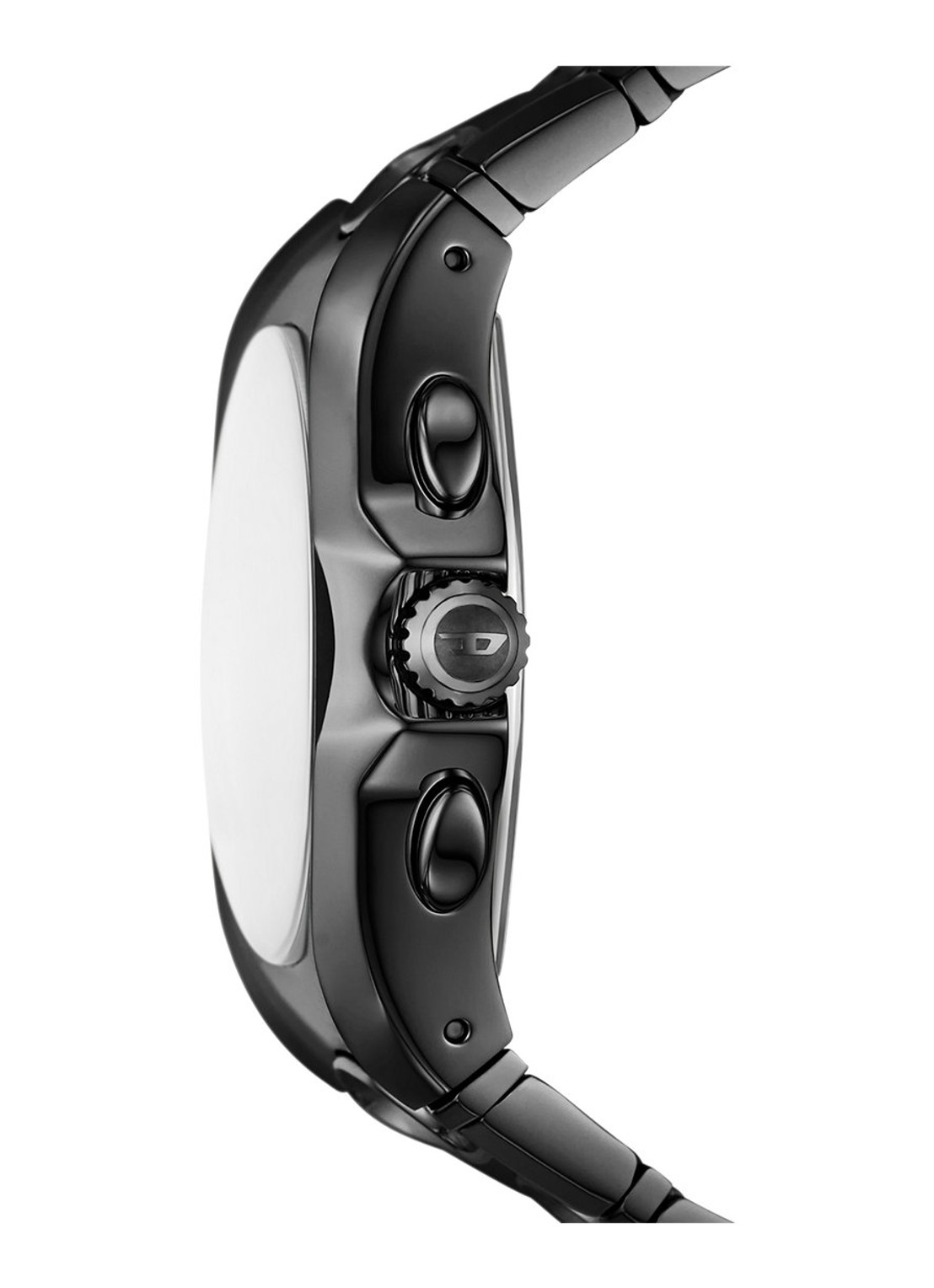 Diesel D-Curve horloge DZ4696 - detail 3 zwart