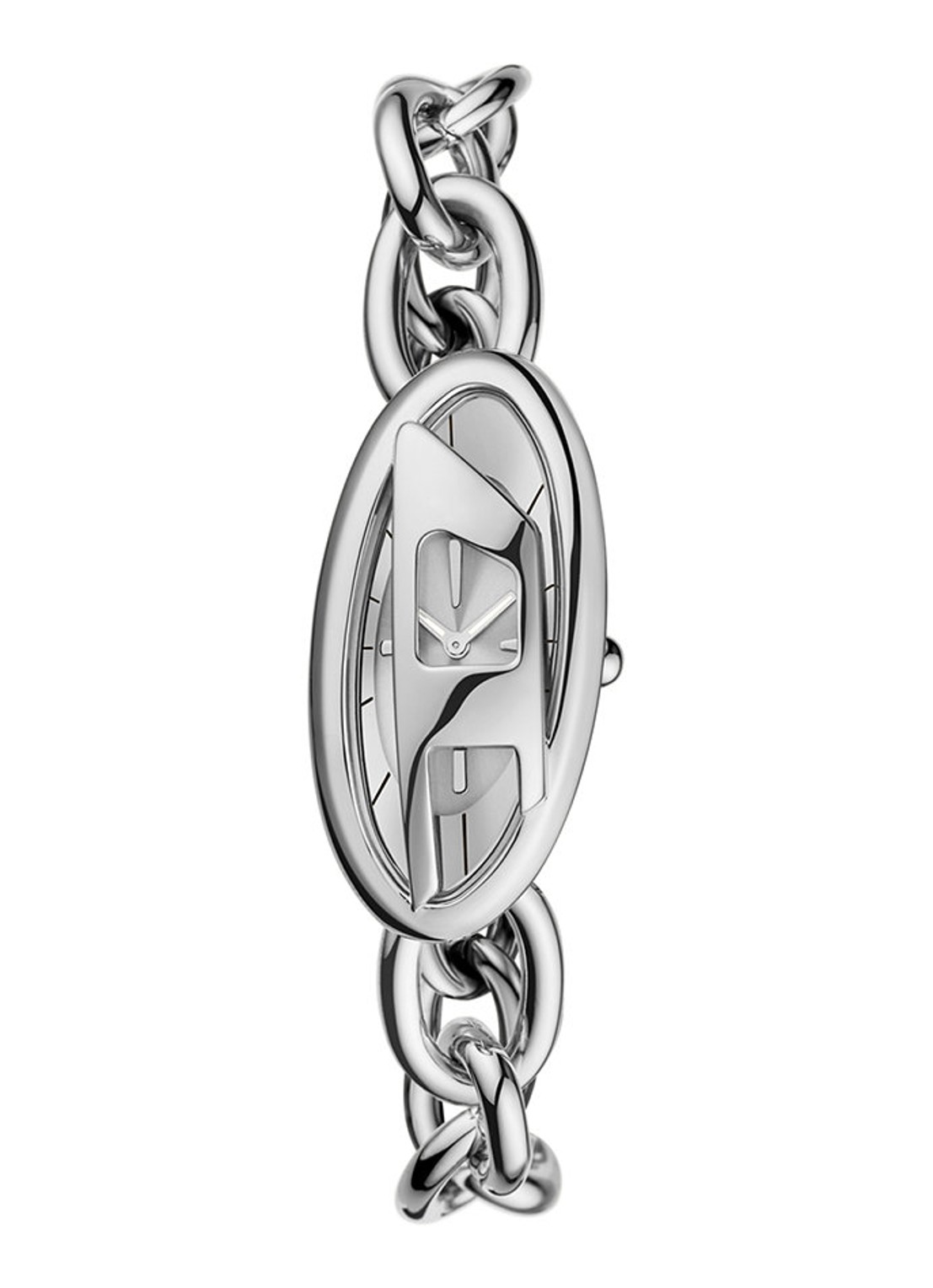 Diesel D-Era horloge DZ5609 - voorkant 4 zilver