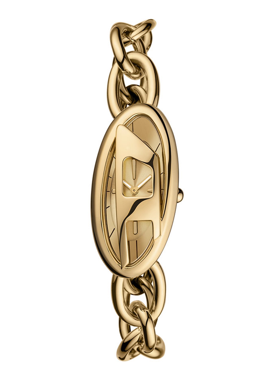 Diesel D-Era horloge DZ5611 - voorkant goud