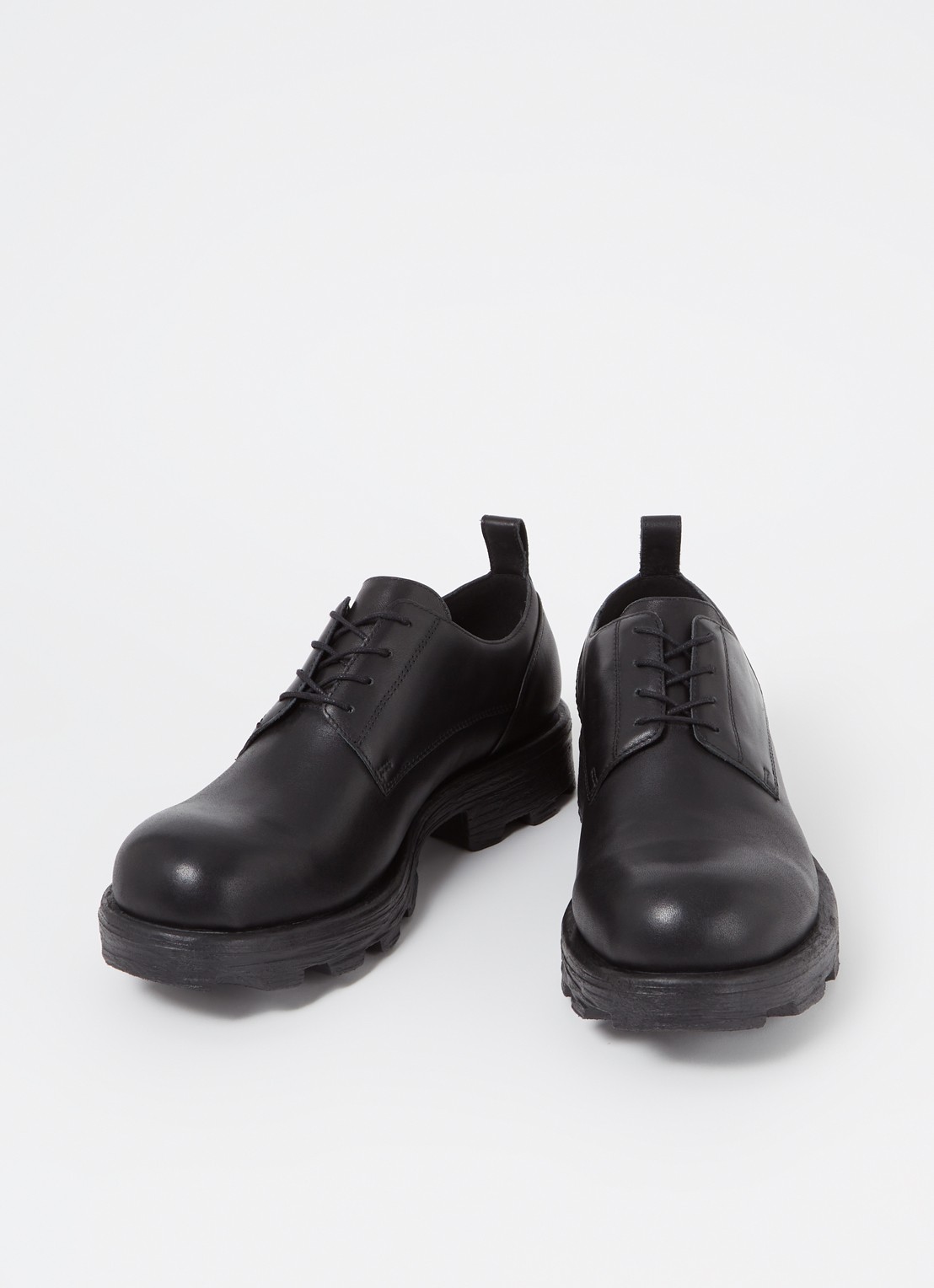 Diesel D-Hammer SH veterschoen van leer - detail 3 zwart