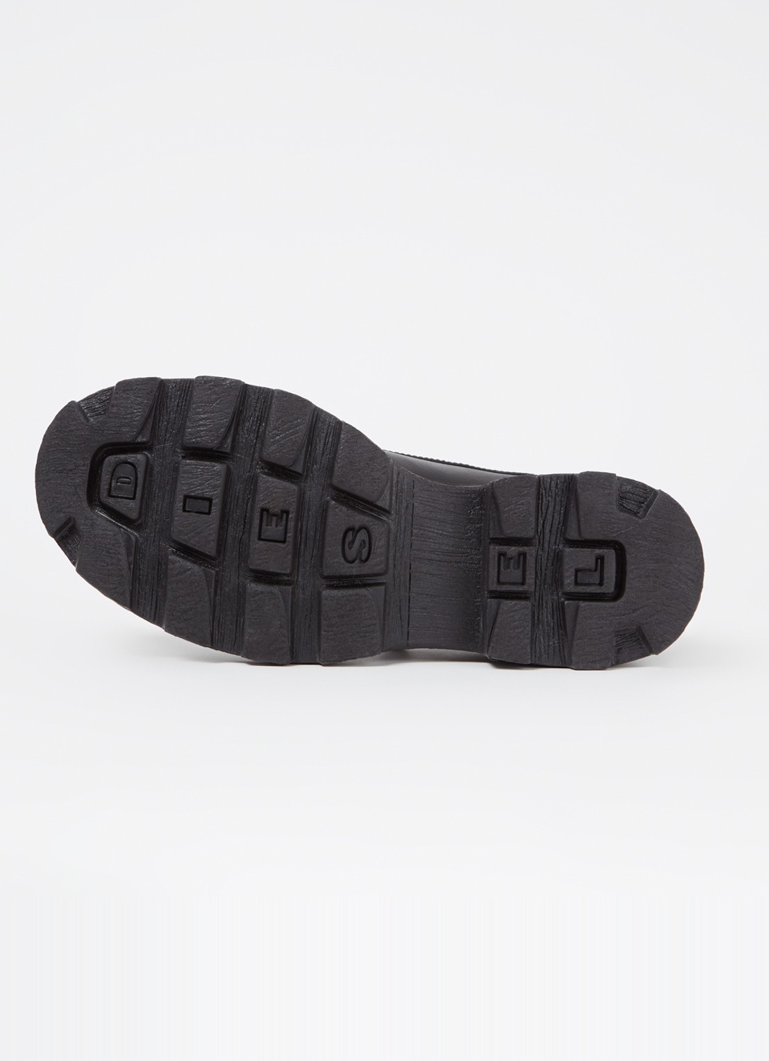 Diesel D-Hammer SH veterschoen van leer - detail 5 zwart