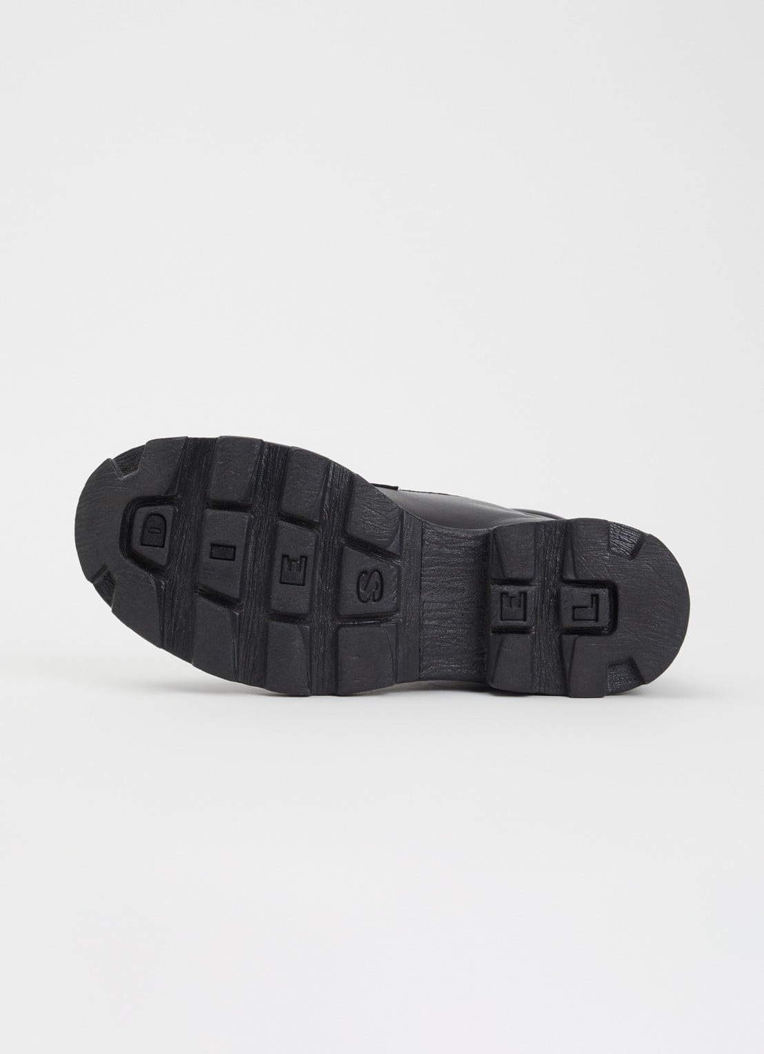 Diesel D-Hammer veterboot van leer - detail 3 zwart