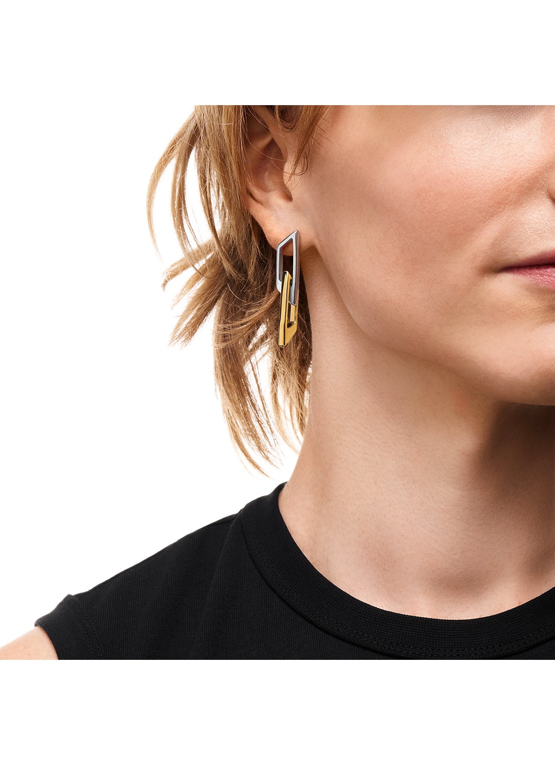 Diesel D Logo enkele oorsteker DX1685931 - detail 3 goud