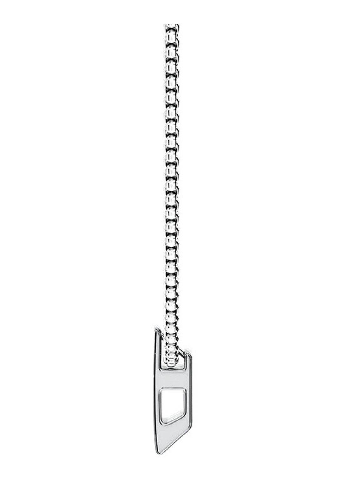 Diesel D Logo ketting DX1689040 - detail 4 zilver