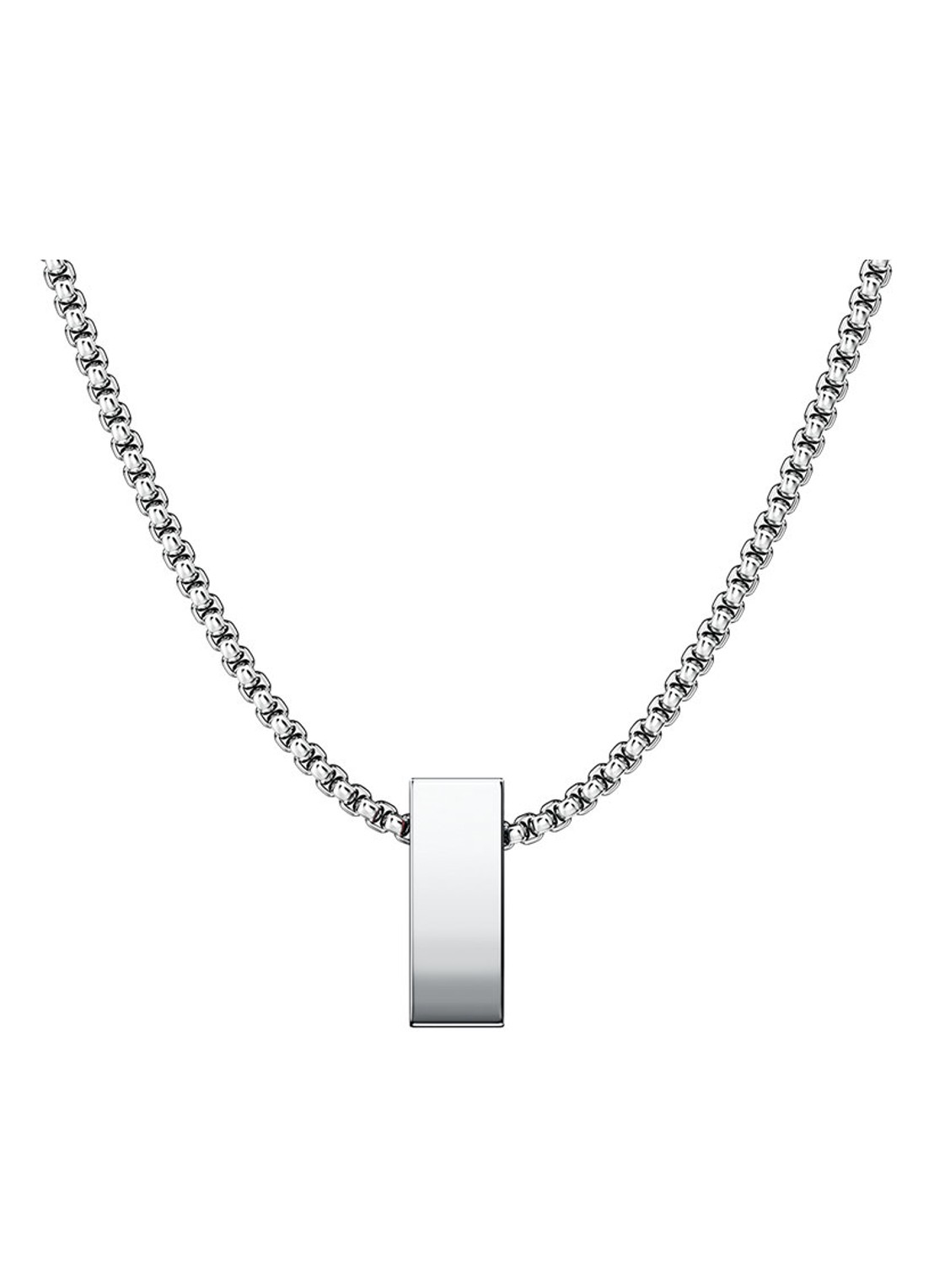 Diesel D Logo ketting DX1689040 - detail 5 zilver