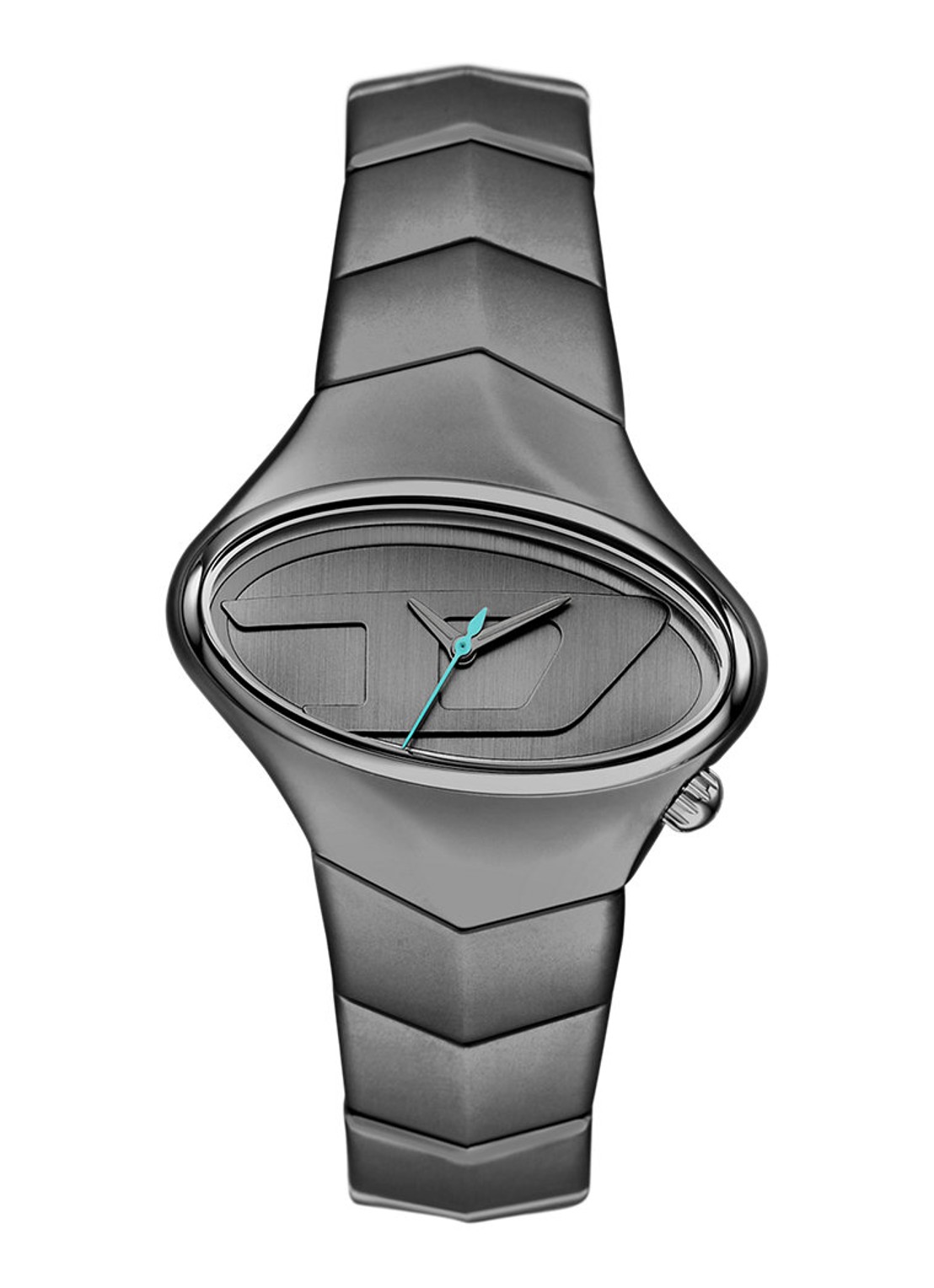 Diesel D-Rush horloge DZ2229 - voorkant antraciet