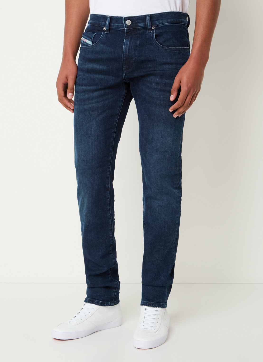 Diesel D-Strukt slim fit jeans met steekzakken - detail 3 indigo