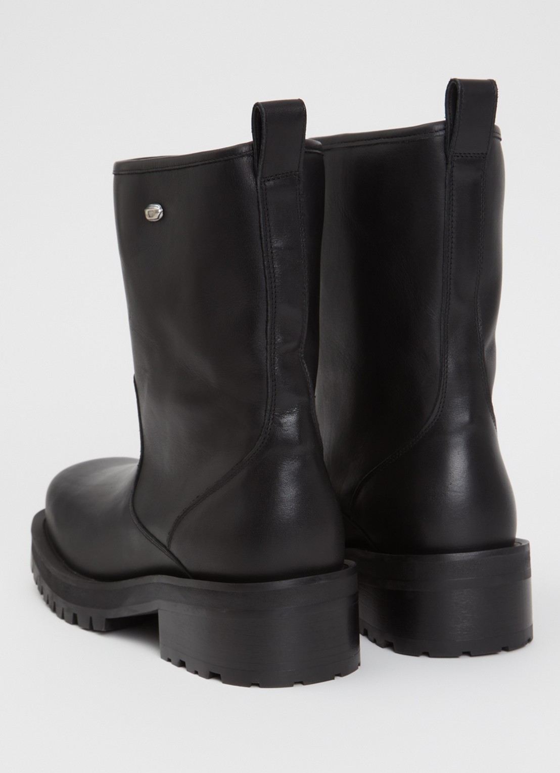 Diesel D-Texan Bk laars van leer - achterkant 4 zwart