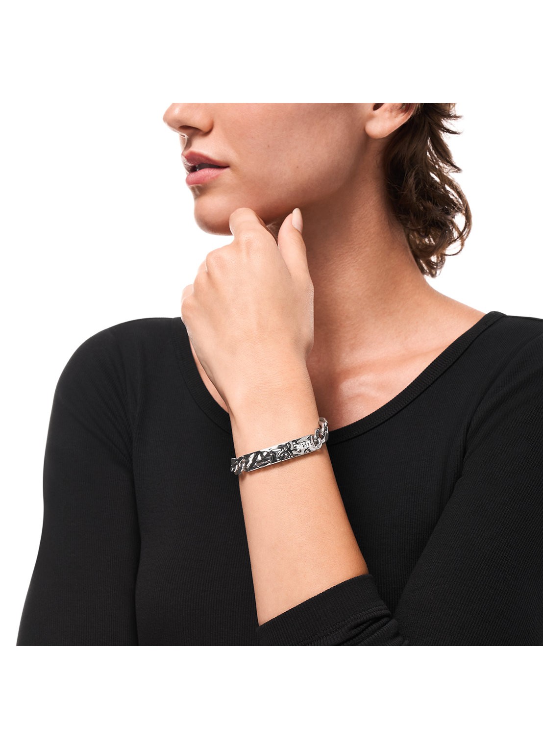Diesel Diesel Font armband DX1732040 - detail 5 zilver