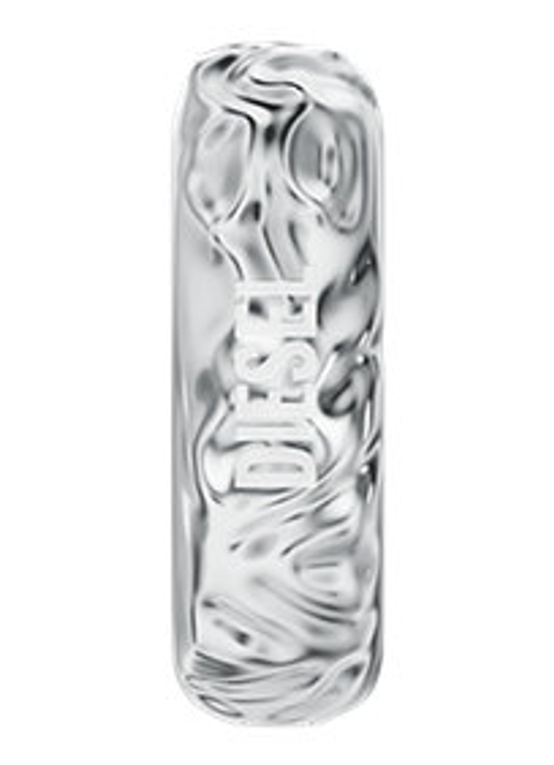 Diesel Diesel Font enkele oorring DX1730040 - voorkant 4 zilver