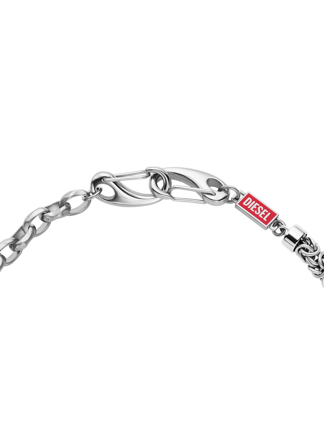 Diesel Diesel Font ketting DX1694040 - detail zilver