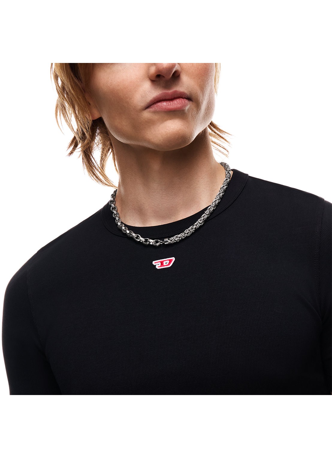 Diesel Diesel Font ketting DX1694040 - detail 2 zilver