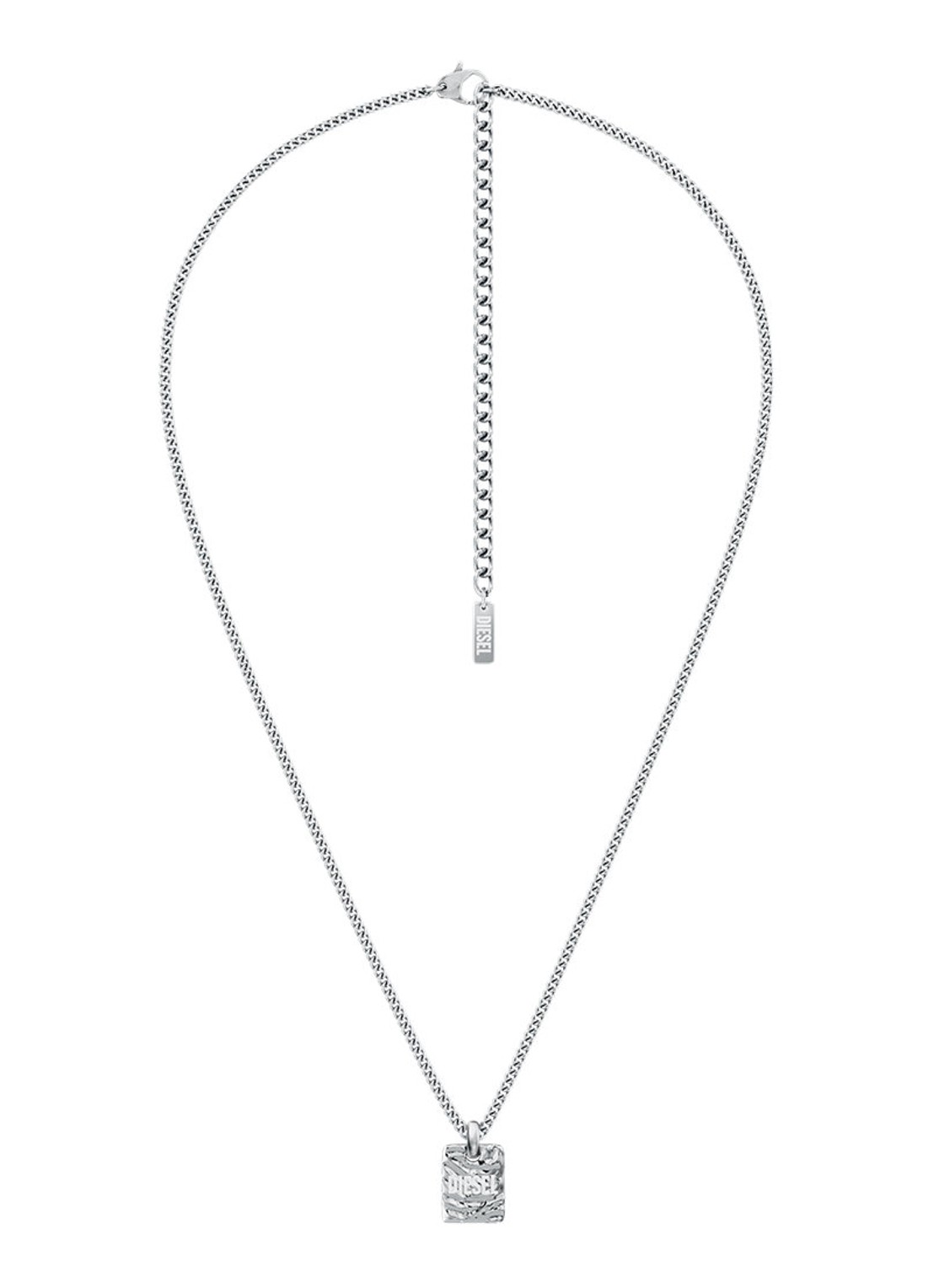 Diesel  Diesel Font ketting  DX1734040 - detail zilver