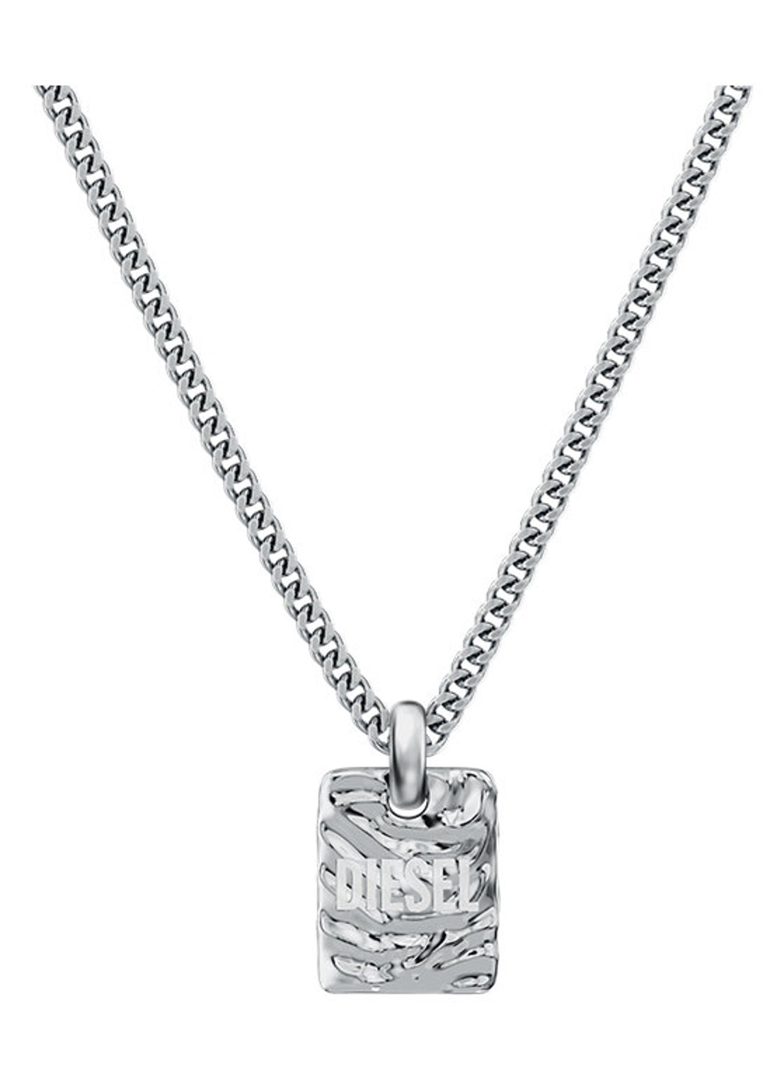 Diesel  Diesel Font ketting  DX1734040 - voorkant 3 zilver