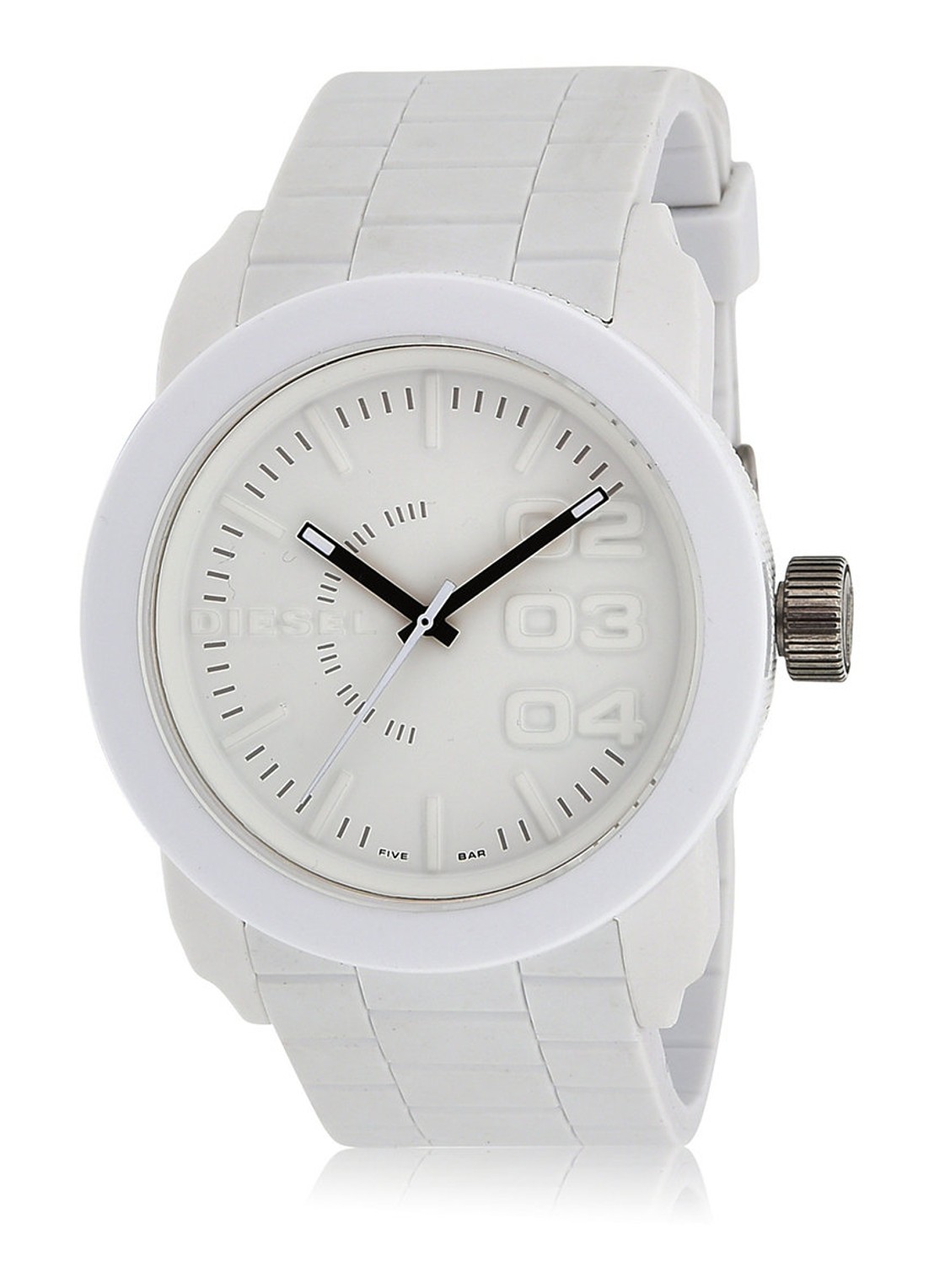 Diesel Double Down S44 horloge DZ1436   - detail 3 wit