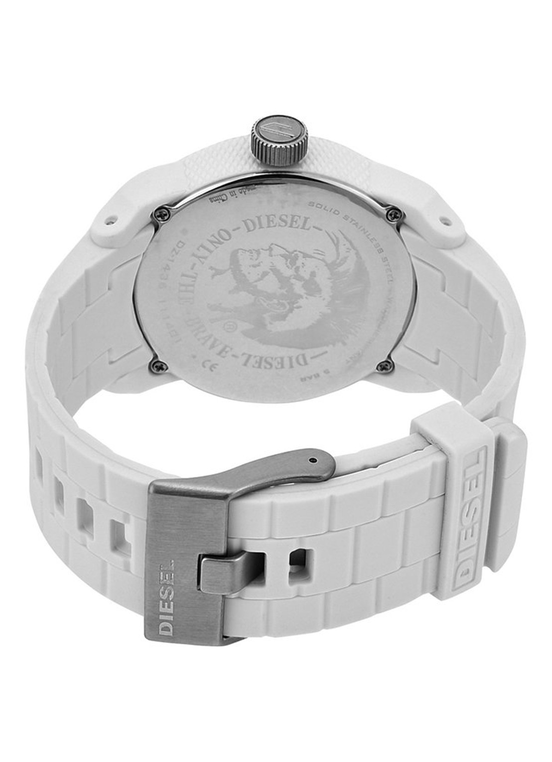 Diesel Double Down S44 horloge DZ1436   - detail 5 wit