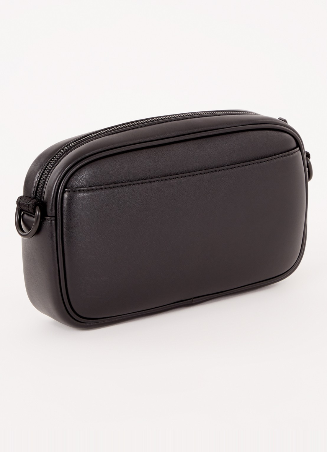 Diesel Holi-D crossbodytas met logo en afneembare schouderriem - achterkant 3 zwart
