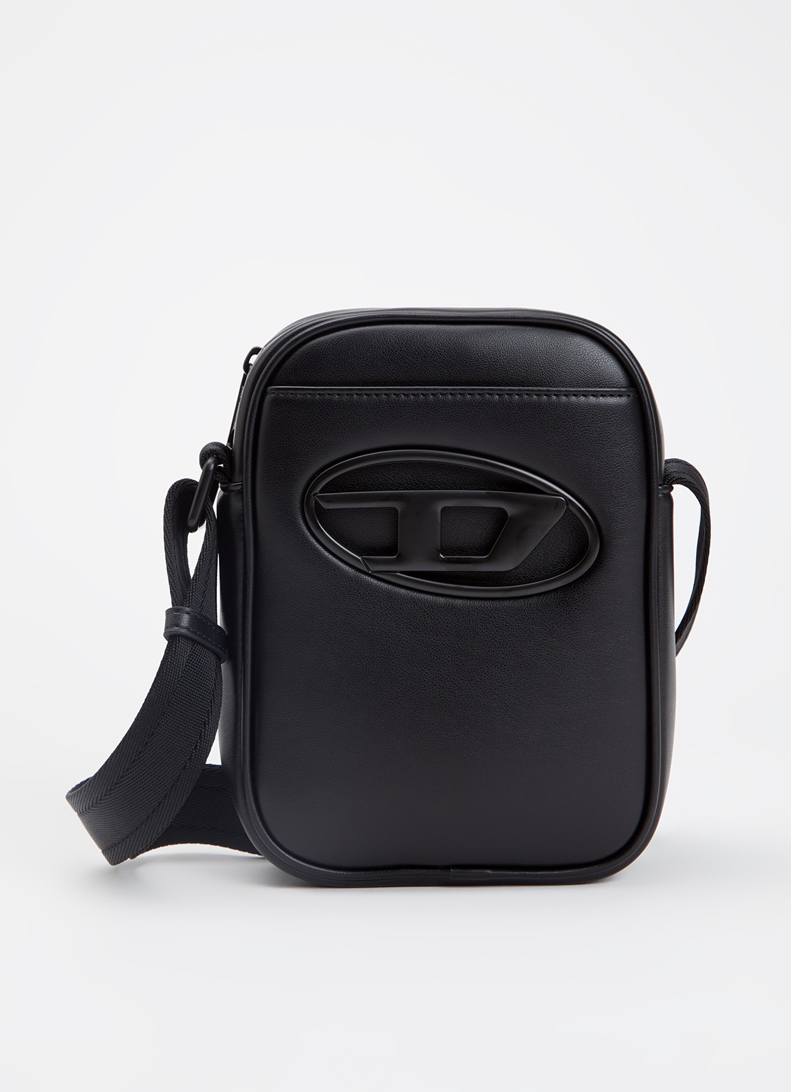 Diesel Holi-D crossbodytas met logo - voorkant 4 zwart