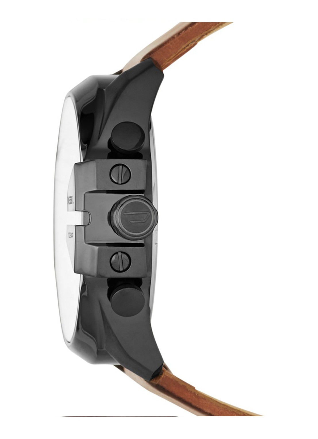 Diesel Horloge Mega Chief bruin DZ4343 - detail 2 antraciet