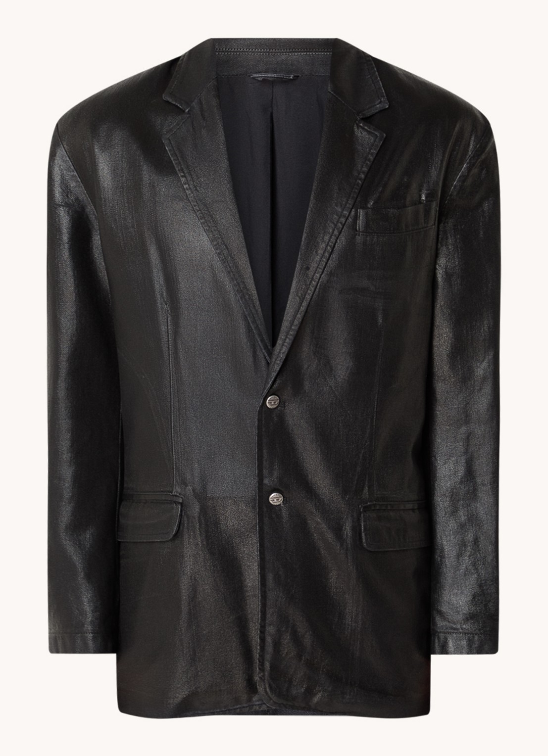 Diesel Jack  met borstzak - voorkant 4 zwart