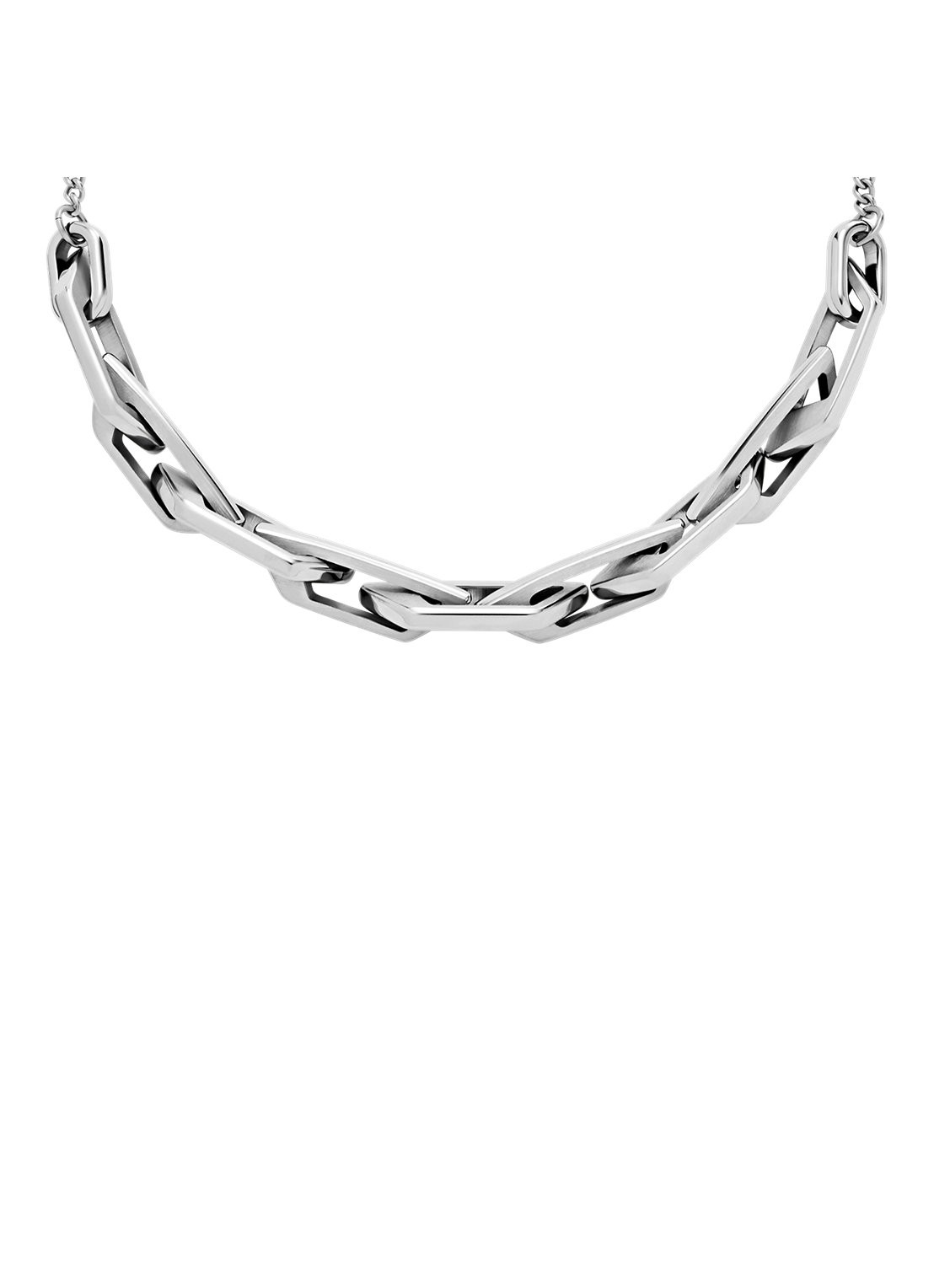 Diesel Ketting DX1578040 - voorkant zilver