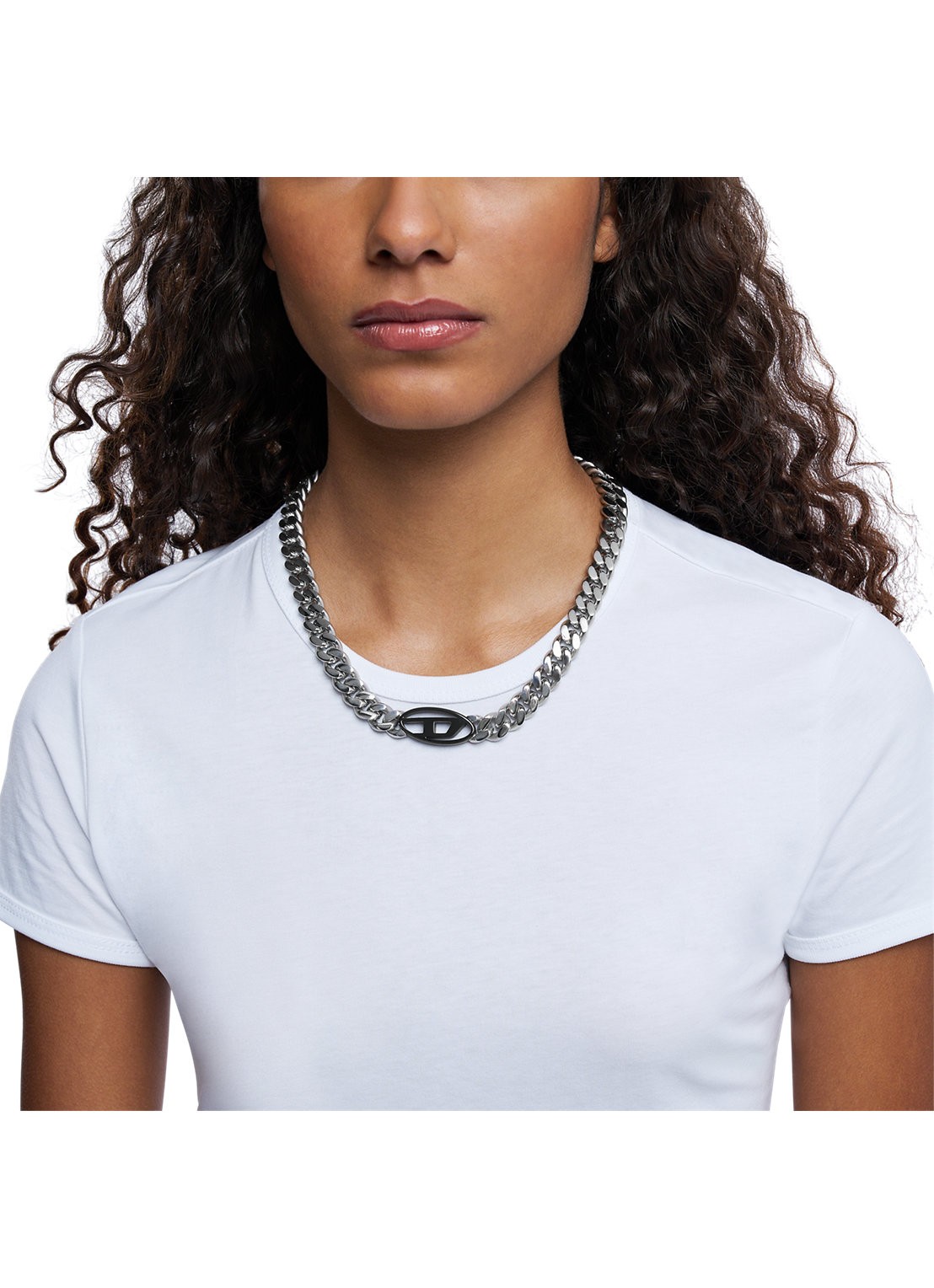 Diesel Ketting DX1635931 - detail 3 zilver