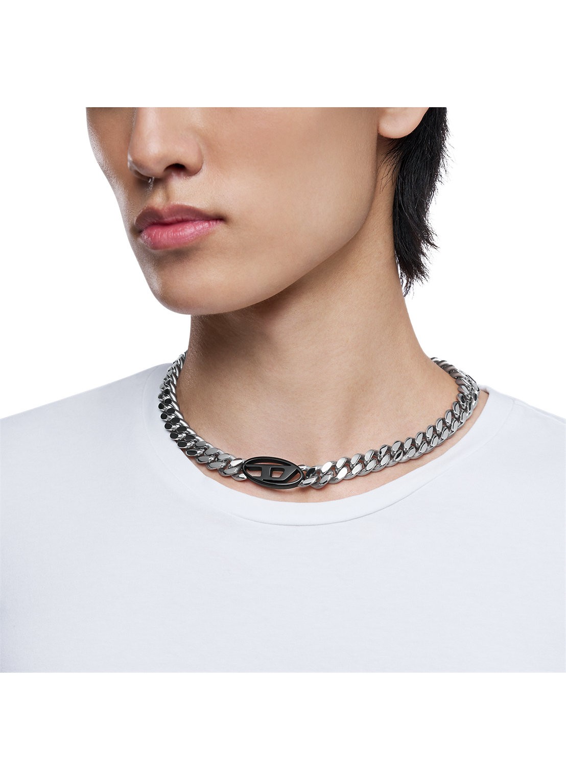 Diesel Ketting DX1635931 - detail 4 zilver