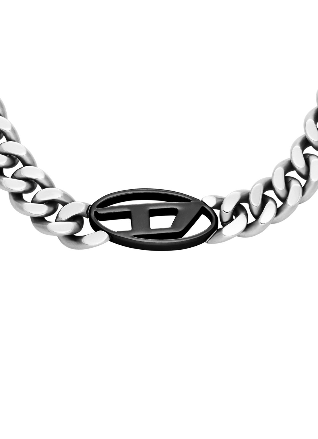 Diesel Ketting DX1635931 - voorkant zilver