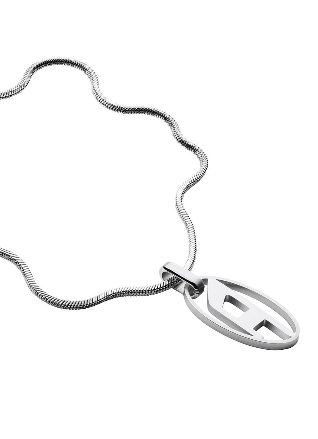 Diesel Ketting met hanger DX1342040 - detail 3 zilver
