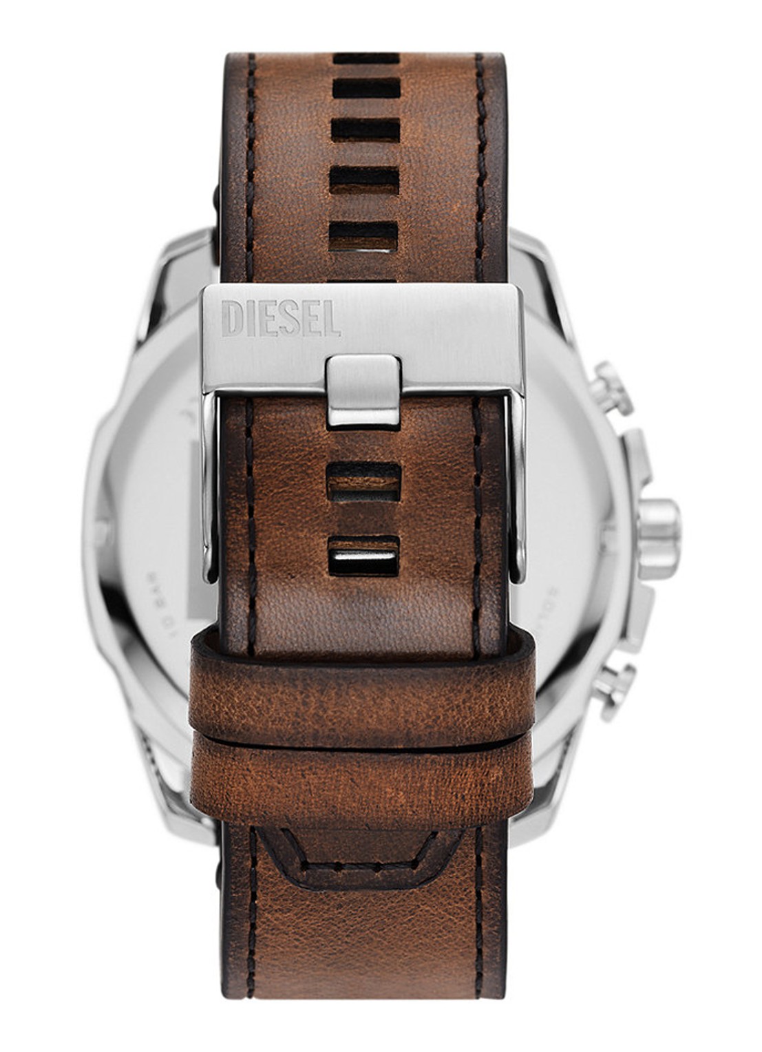 Diesel Mega Chief horloge DZ4657 - detail zilver