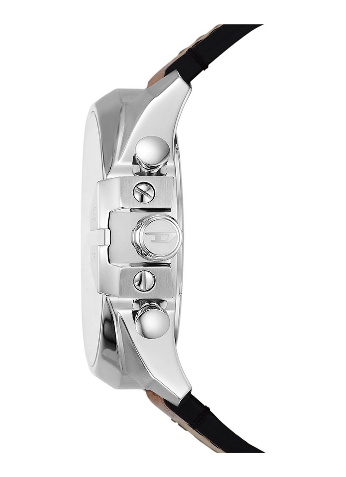 Diesel Mega Chief horloge DZ4657 - detail 2 zilver