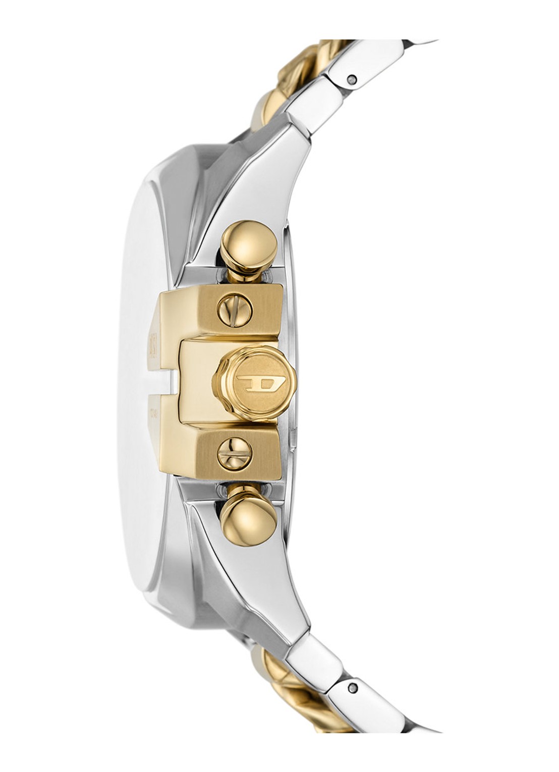 Diesel Mega Chief horloge DZ4672 - detail 3 zilver