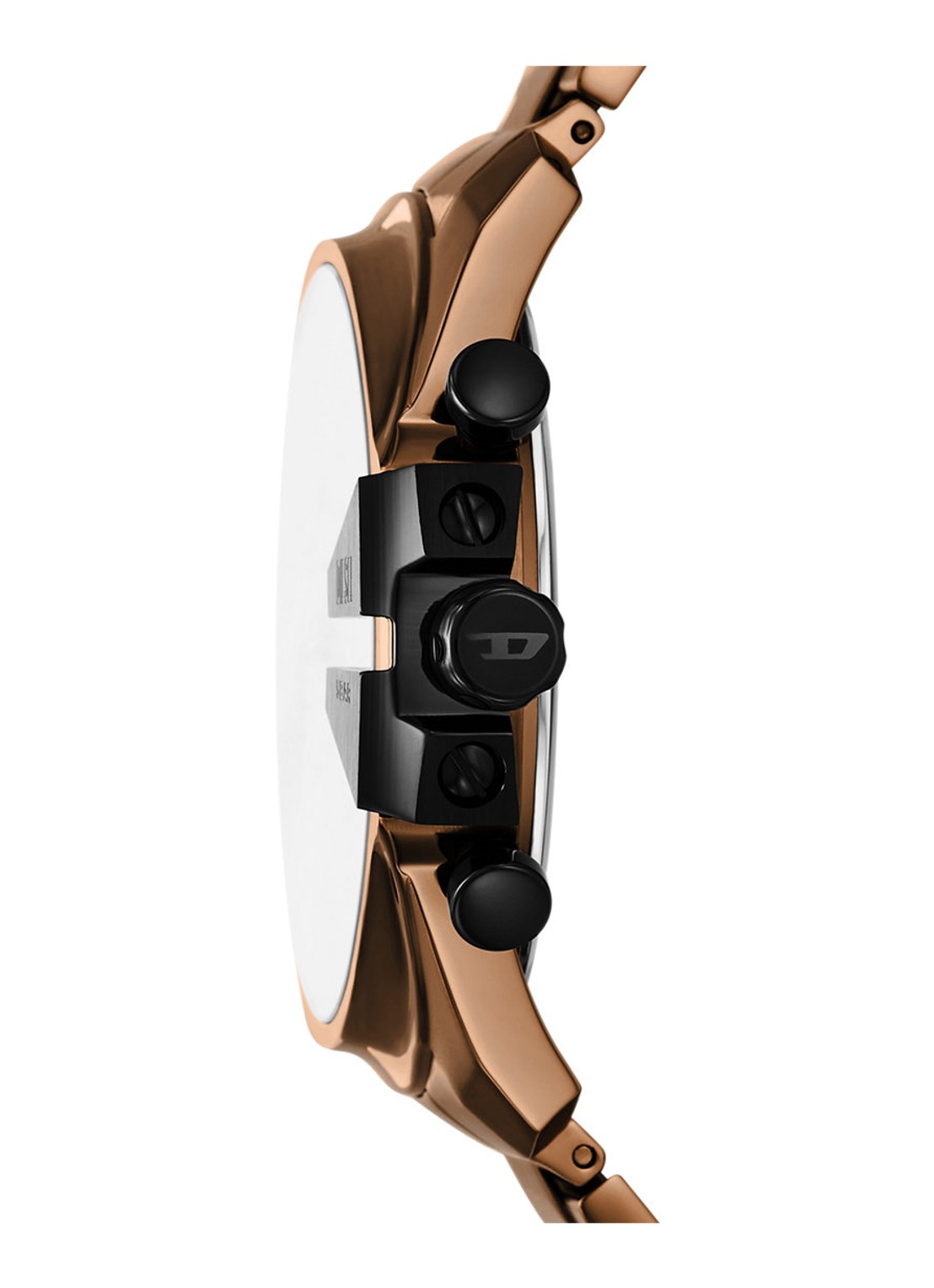 Diesel Mega Chief Slim horloge DZ4697 - detail 3 bruin
