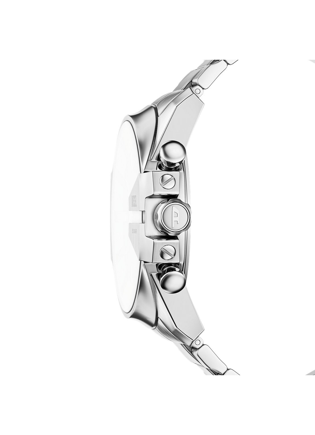 Diesel Mega Chief Slim horloge DZ4702 - detail 3 zilver